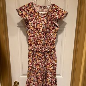 Maxi dress with belt